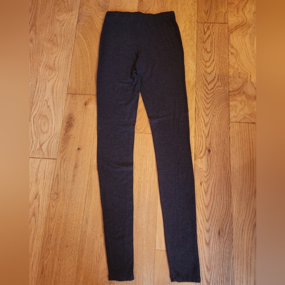 Club Monaco Leggings sz S Blue Black Pants Skinny Tights Lounge - Picture 2 of 6